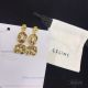 AAA Fake Celine All Gold Earrings   (3)_th.jpg